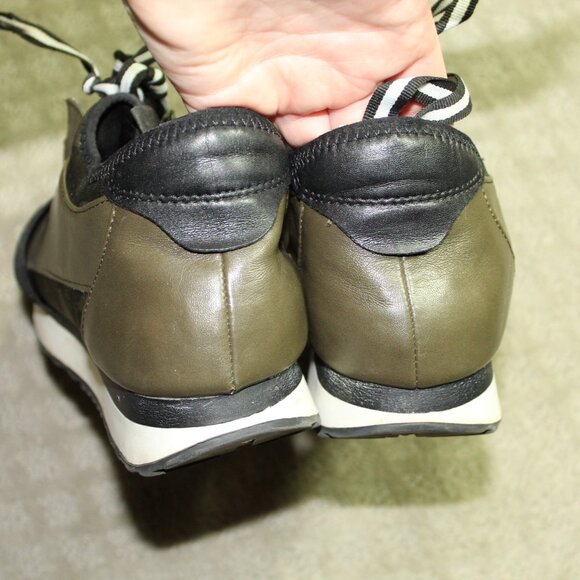 Steve Madden Kacie Women's Sz 10 Army Green Sneakers - Picture 5 of 6